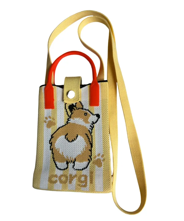 Corgi Design Mini Crossbody Bag