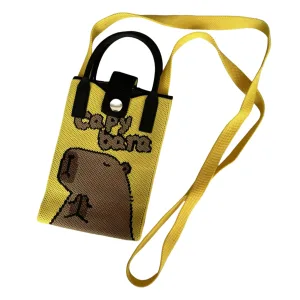 Capybara Design Grab-and-go Pouch For Kids