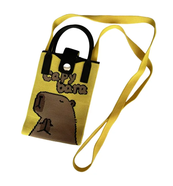 Capybara Design Grab-and-go Pouch For Kids