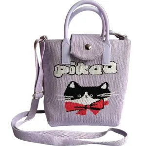 purple mall size crossbody bag for girls