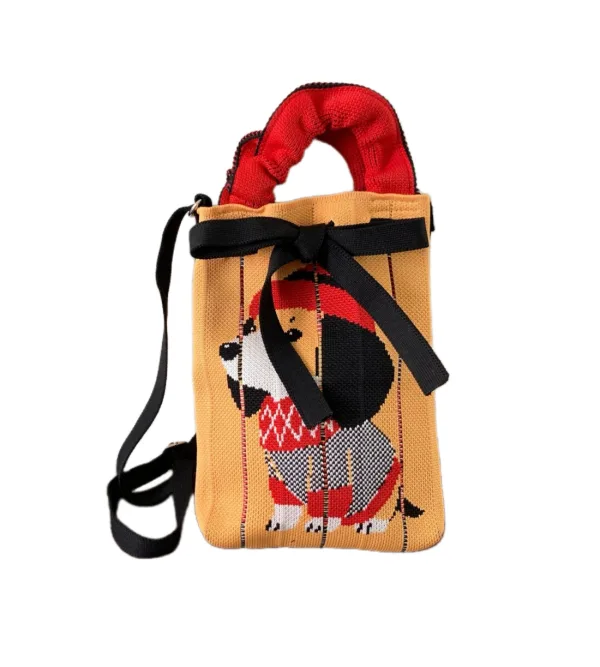 Puppy/Penguin Mini Drawstring Phone Bag For Kids