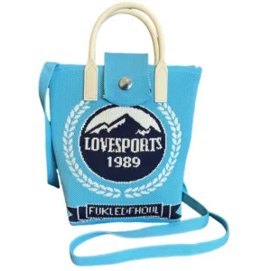 Love Sports Blue Small Crossbody Bag For Girls