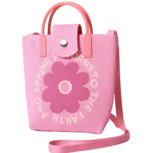 pink floral small crossbody bag for girls