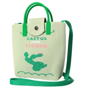 Green small crossbody bag for girls