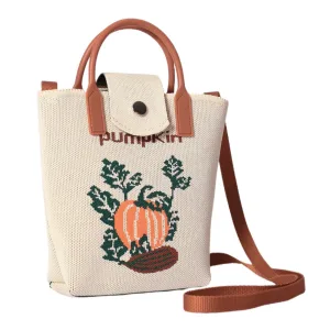 Pumpkin Cream Small Crossbody Bag for girls