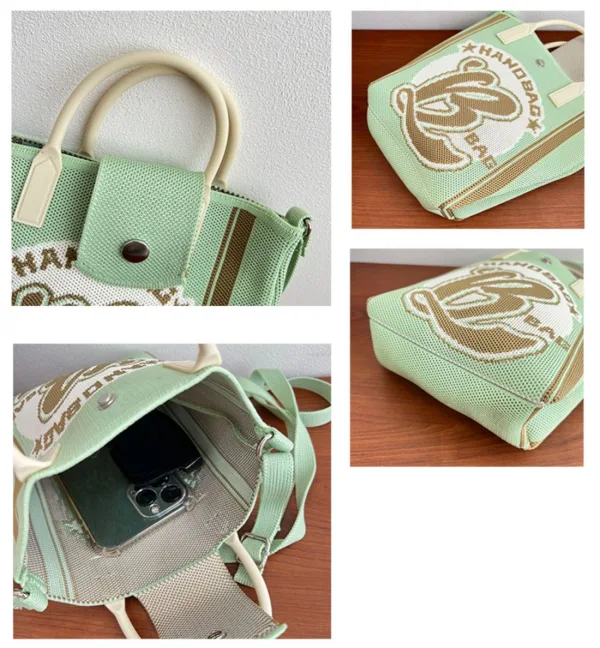 Handbag Green Small Crossbody Bag For Girls - Image 2