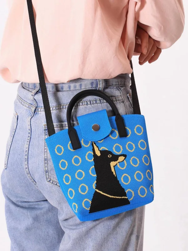 Hound Blue Small Crossbody Bag For Girls - Image 2