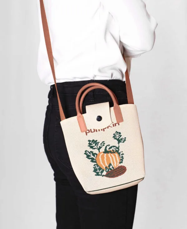 Pumpkin Cream Small Crossbody Bag - Image 2