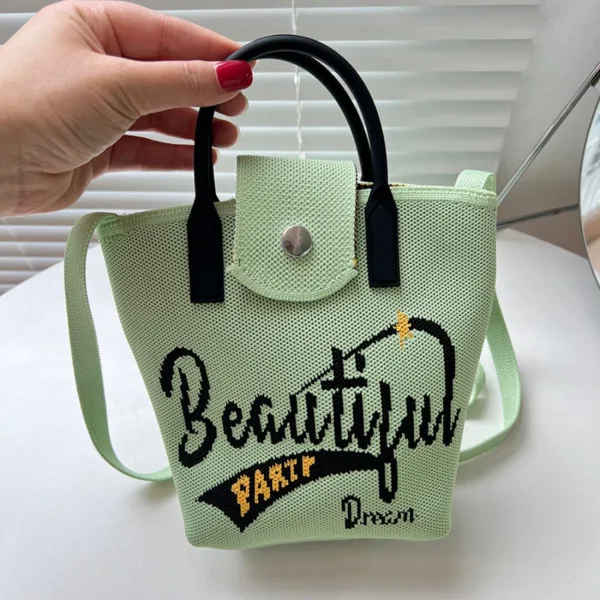 Beautiful Green Small Crossbody Bag For Girls - Image 2