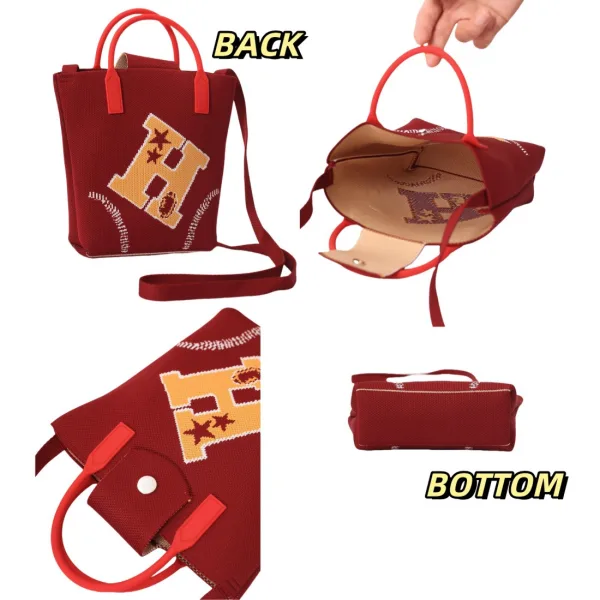 "H" Marron Small Crossbody Bag For Girls - Image 3