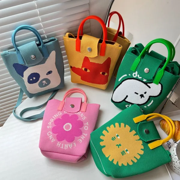 Doggy Green Small Crossbody Bag For Girls - Image 4