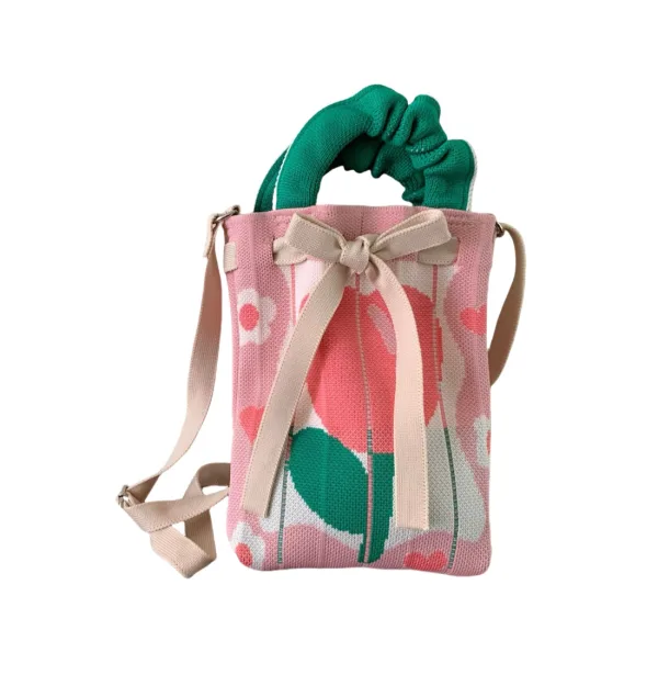 Tulip drawstring min bag for girls