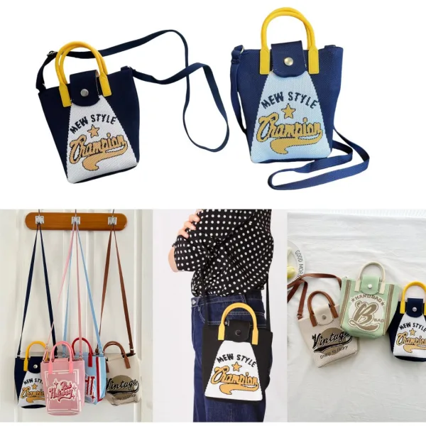 Champion Navy Small Crossbody Bag For Girls - Image 3