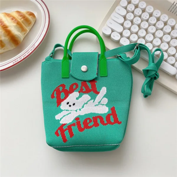Bunny Green Crossbody Bag for girls