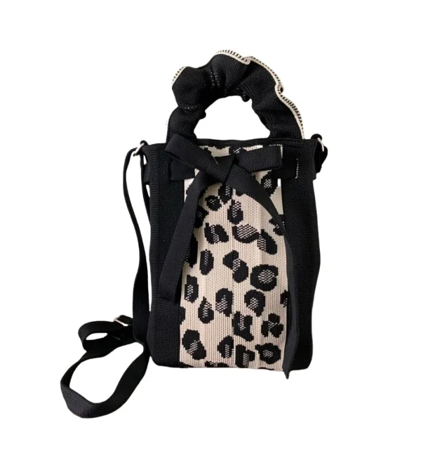 Vintage Tiger/Stripe Mini Drawstring Phone Bag For Women