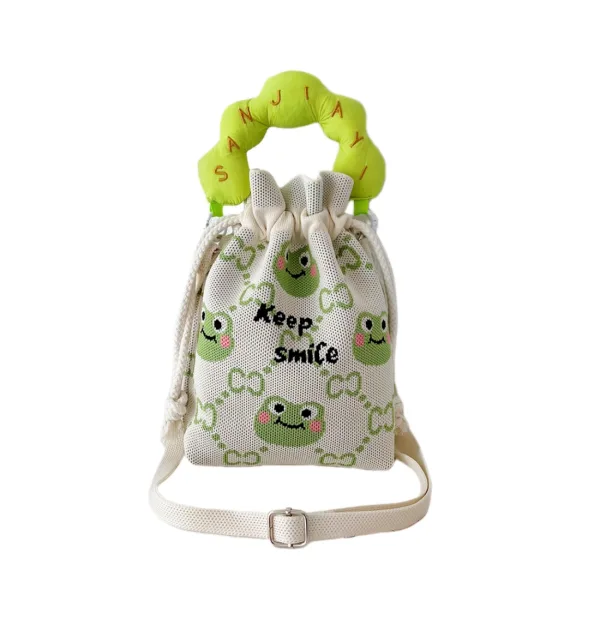 small drawstring bucket bag for kids and girls