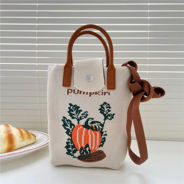 Pumpkin Cream Small Crossbody Bag - Image 5