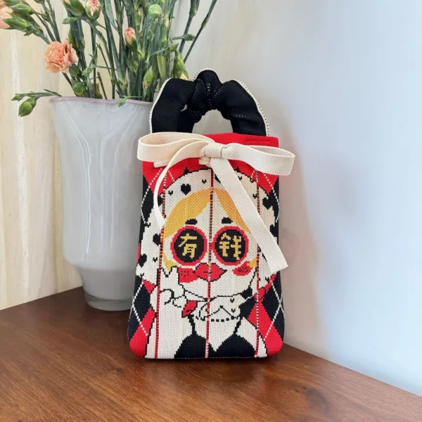 Get Rich Mini Drawstring Phone Bag - Image 3