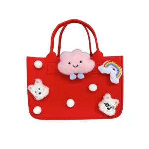 weistie dog ornaments tote for kids