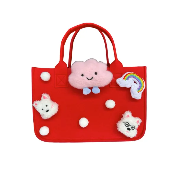 weistie dog ornaments tote for kids