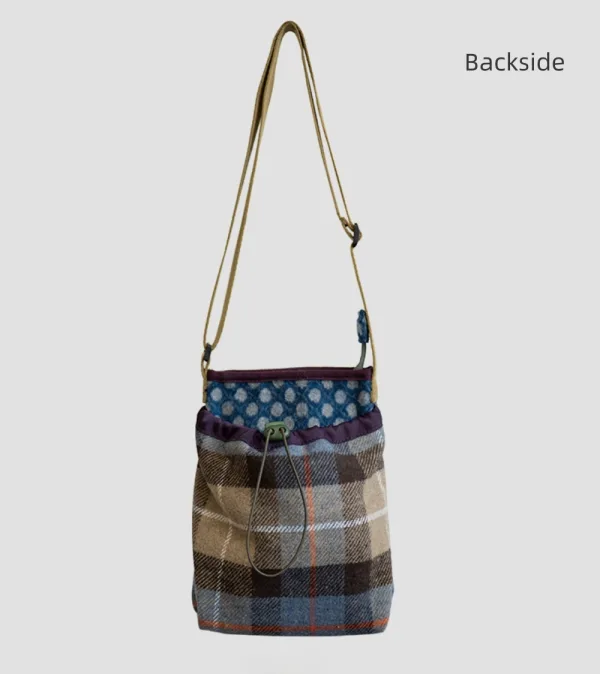 Retro Color-Block Phone Bag For Women - Image 2