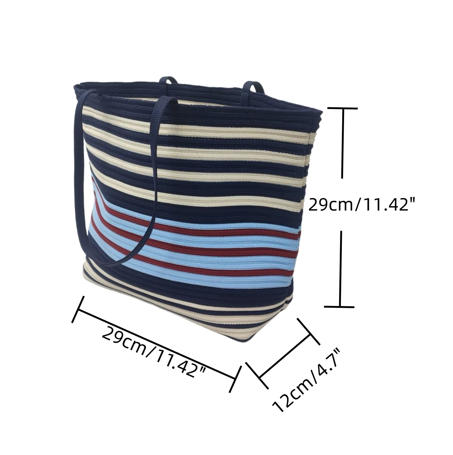 Classic Stripe Medium Flyknit Grocery Tote - Image 3